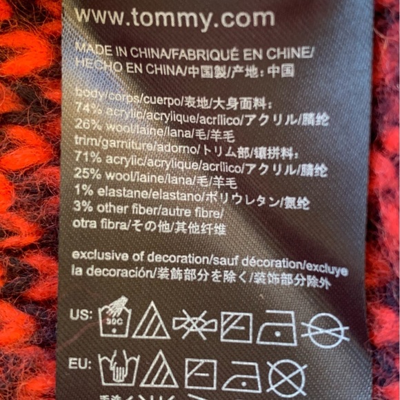 Tommy Hilfiger Wool Blend Womens Sweater Cowl Neck Size XL - Picture 7 of 7